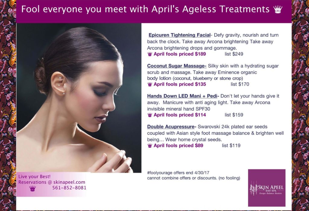 April's Ageless Treatment - Skin Apeel Day Spa