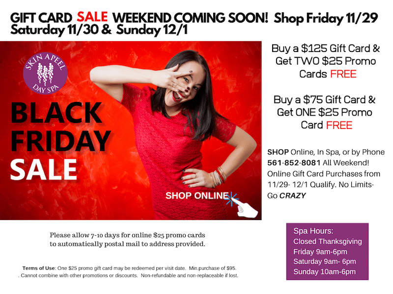 Black Friday Specials For Skinapeel