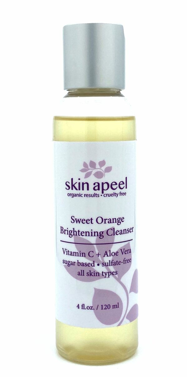 Sweet orange brightening cleanser by Skin Apeel