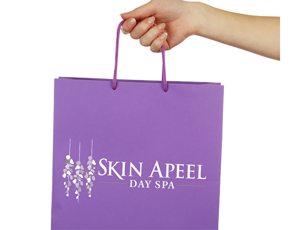skin apeel day spa paper bag